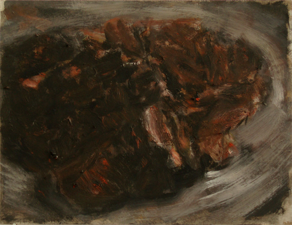 Fleisch-Fondueteller Fleisch, Fondueteller, 23 x 30 cm, 2006