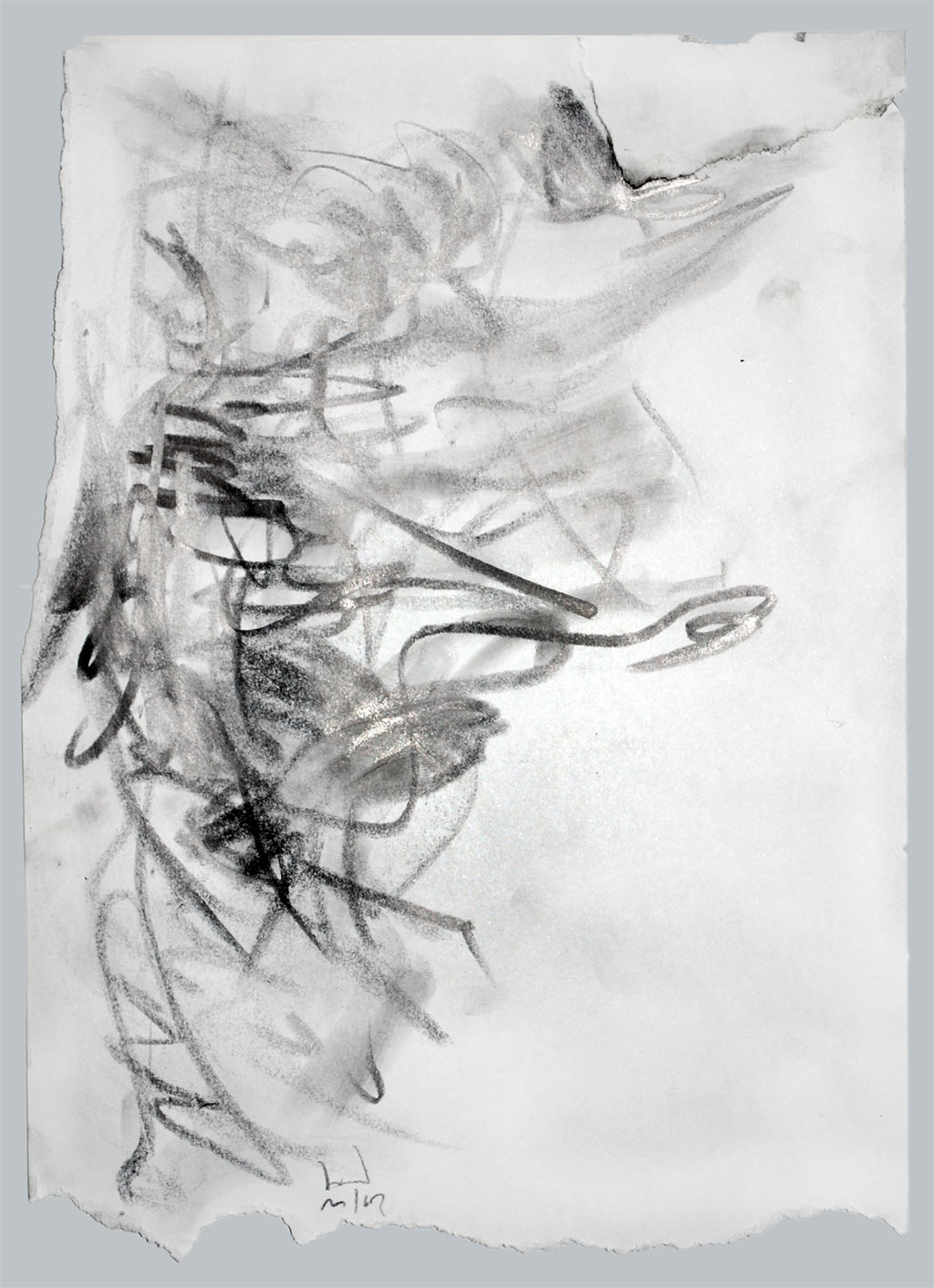 HZ-07zu-Tronie Studie, Bleistift, 29,7 cm x 21 cm, 2007